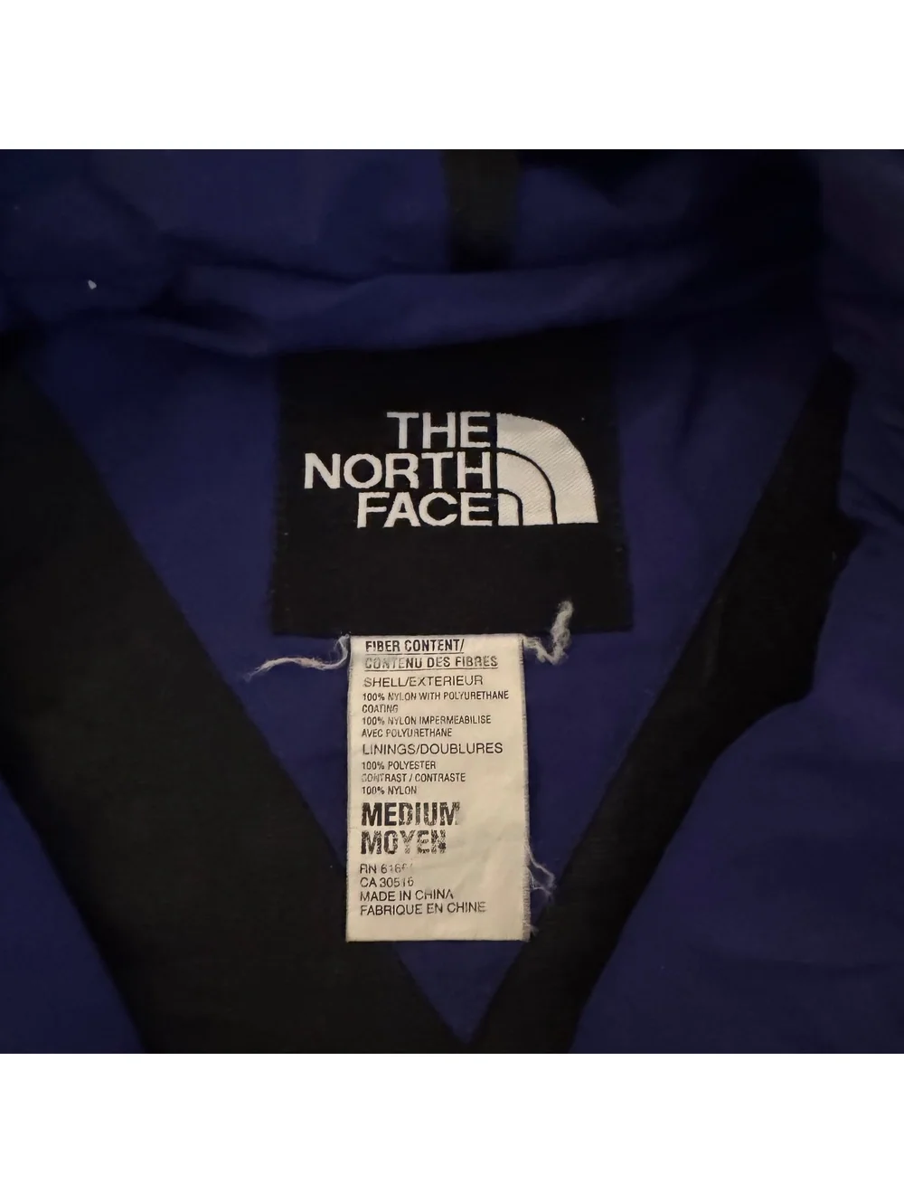 Vintage North Face Ultrex by Burlington Full Zip Jacket Men’s Size Medium